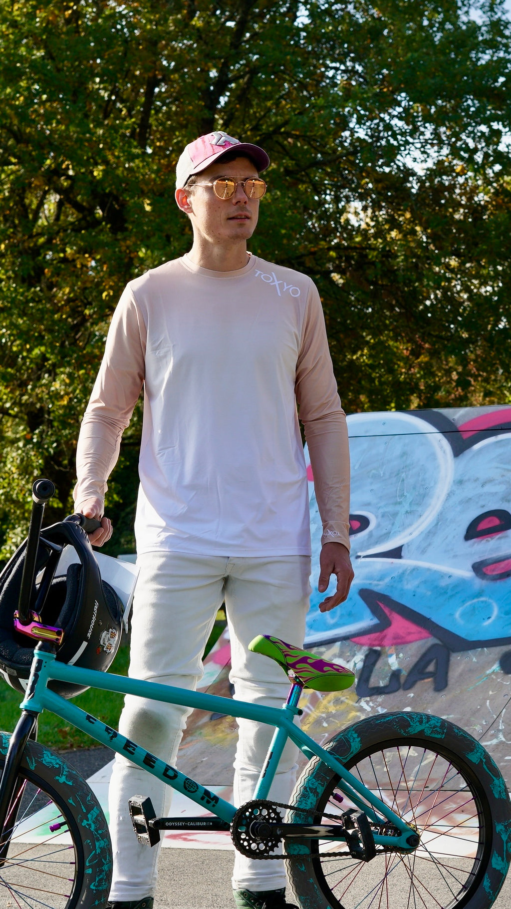 Maillot Send It -  Beige/Blanc