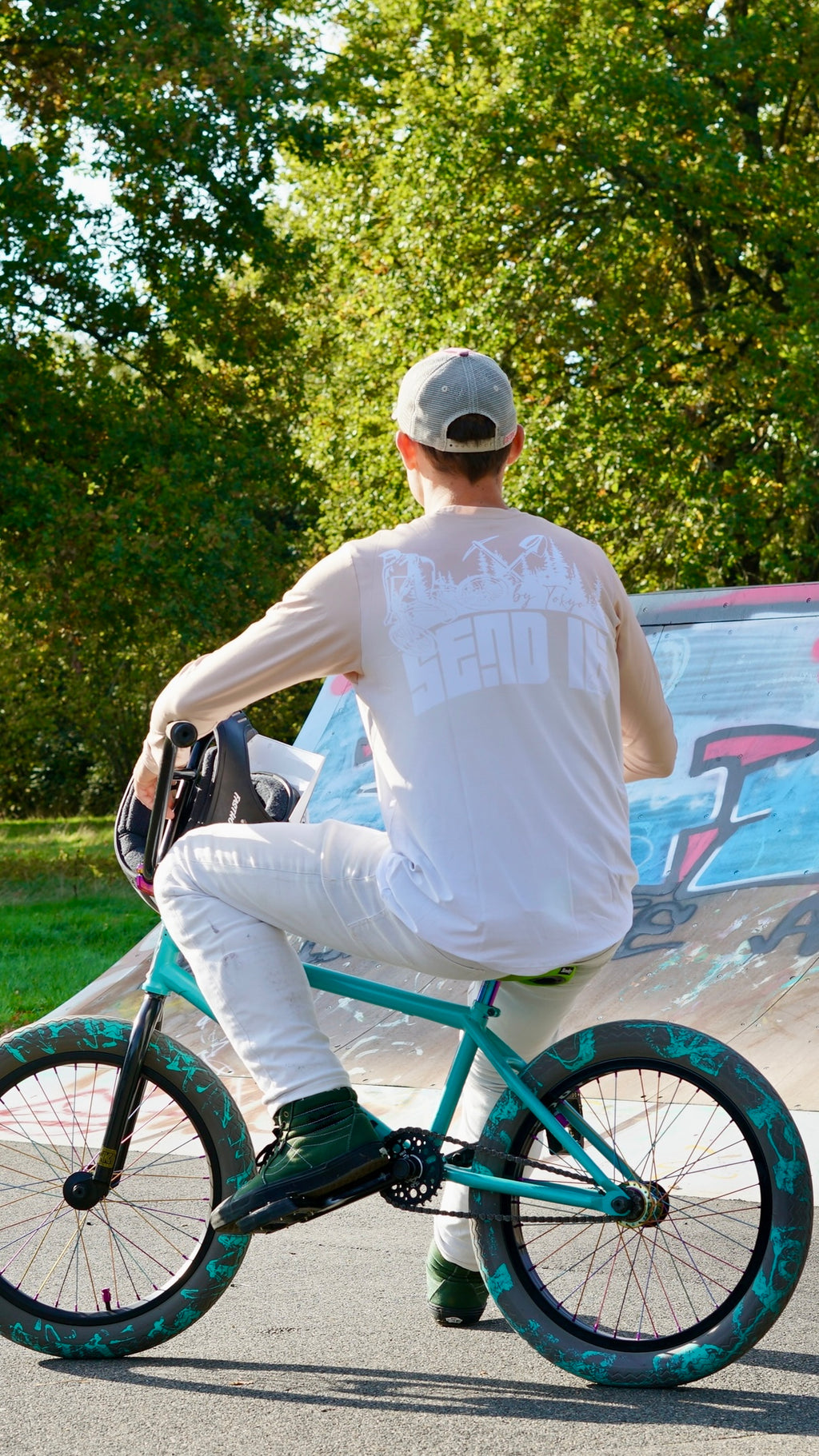 Maillot Send It -  Beige/Blanc