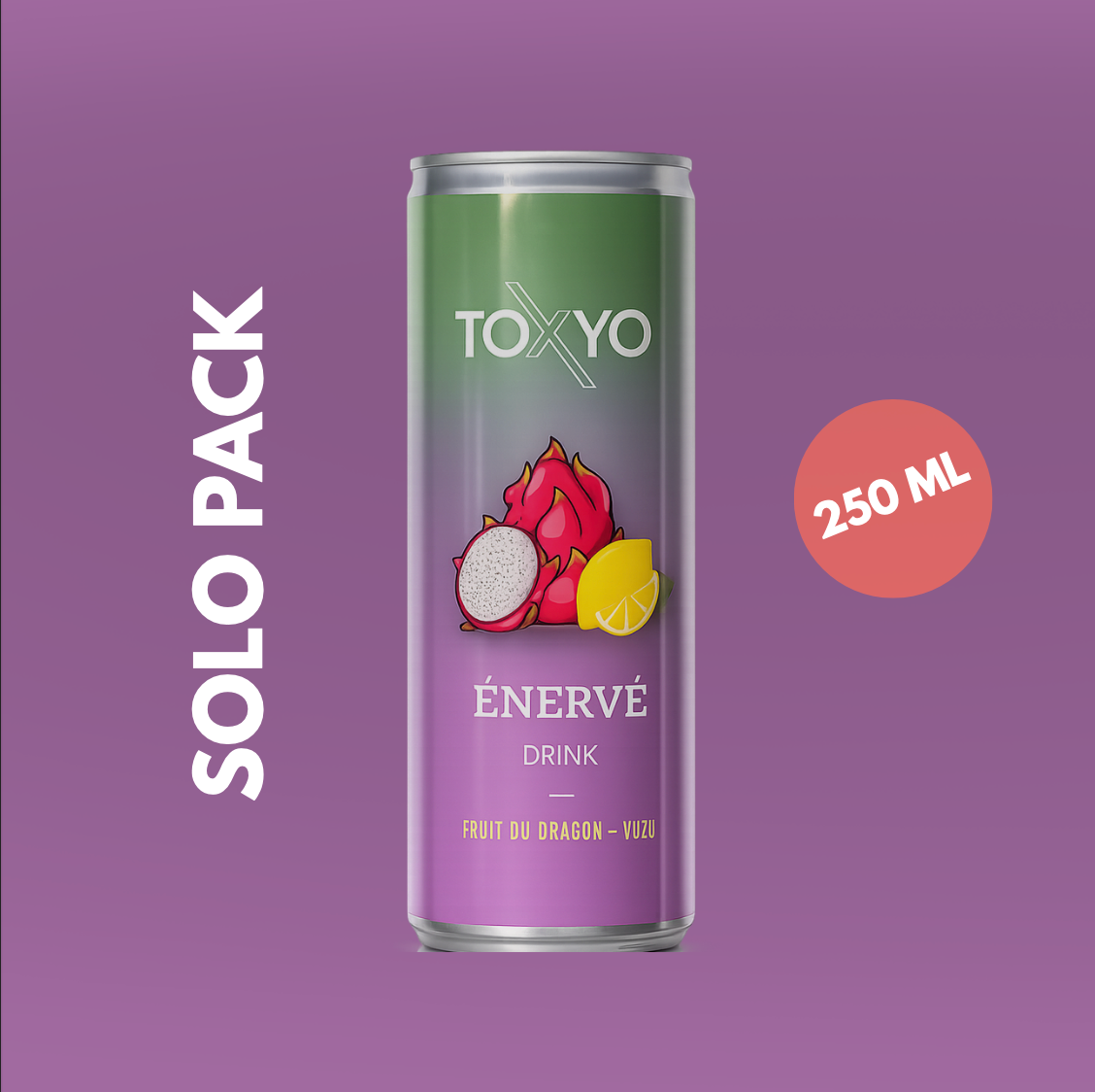 TOXYO ÉNERVÉ DRINK SOLO PACK – YUZU & FRUIT DU DRAGON