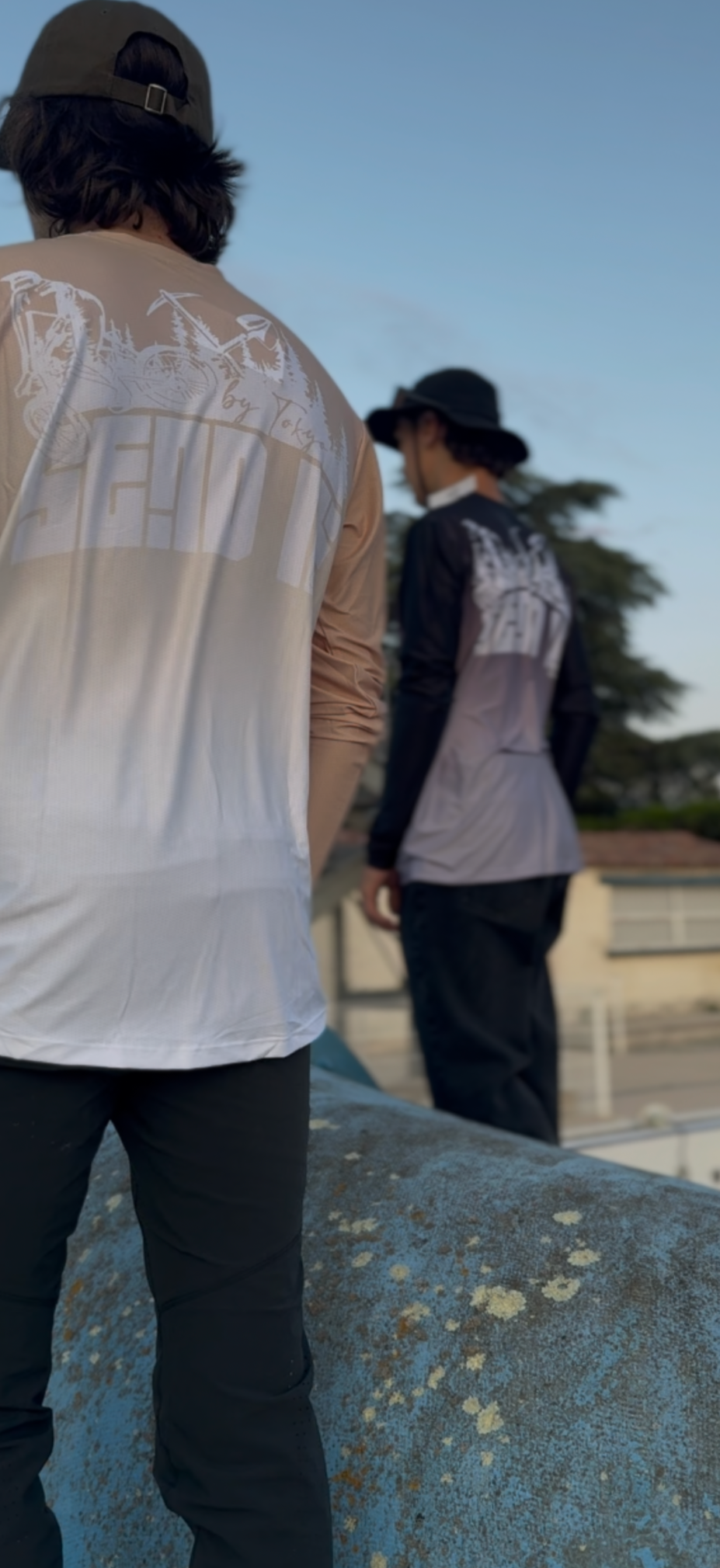 Maillot Send It -  Beige/Blanc