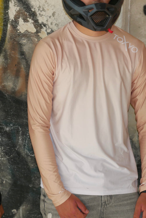 Maillot Send It -  Beige/Blanc