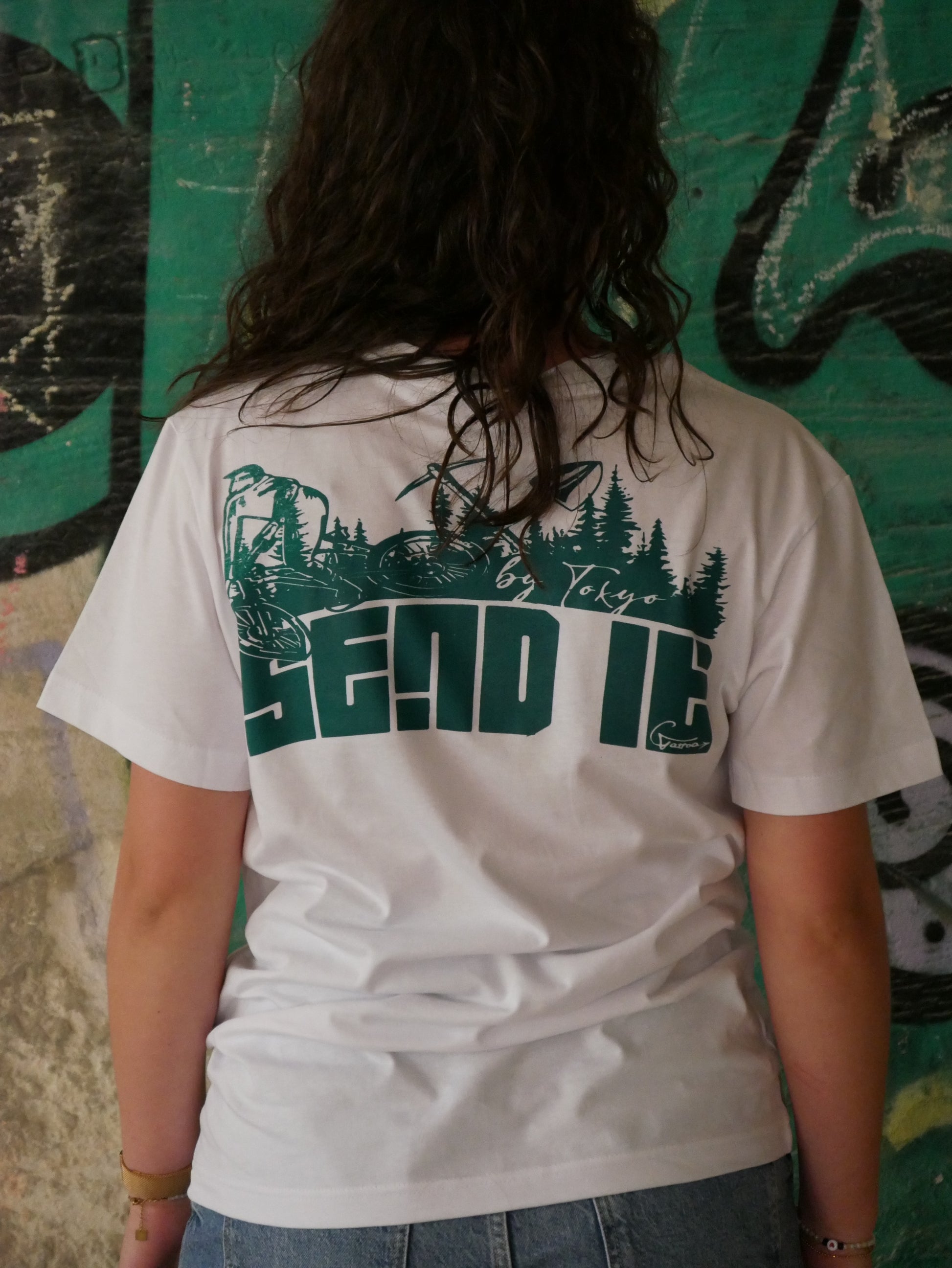 T-shirt ToXyo Blanc avec Logo Vert