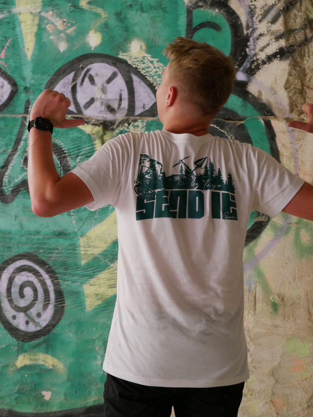 T-shirt ToXyo Blanc avec Logo Vert