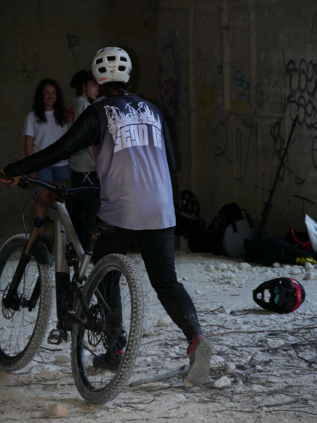 Maillot Send It - Noir/Blanc