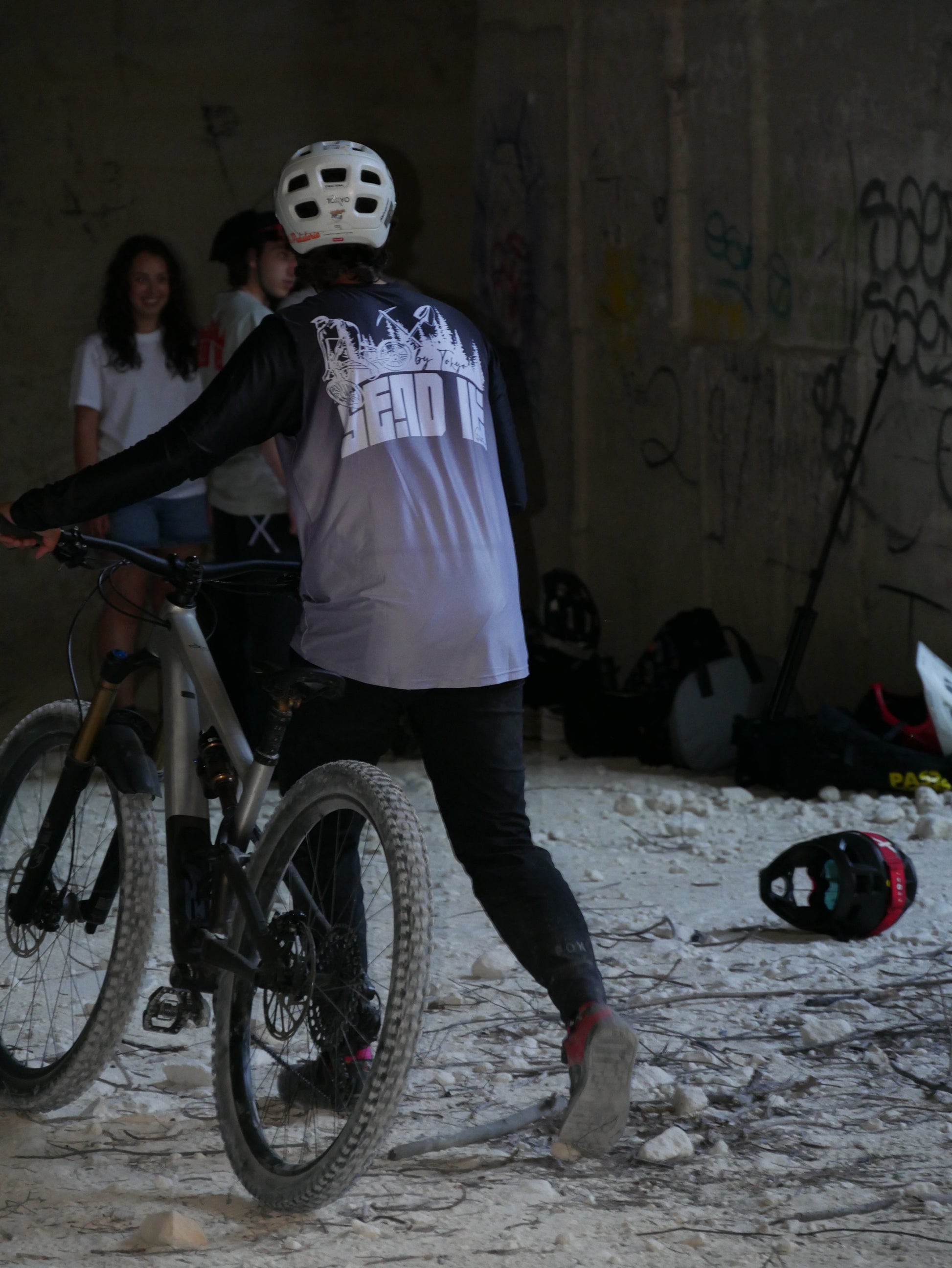Maillot Send It - Noir/Blanc