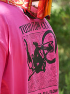 T-Shirt Oversize Rose Flow Club