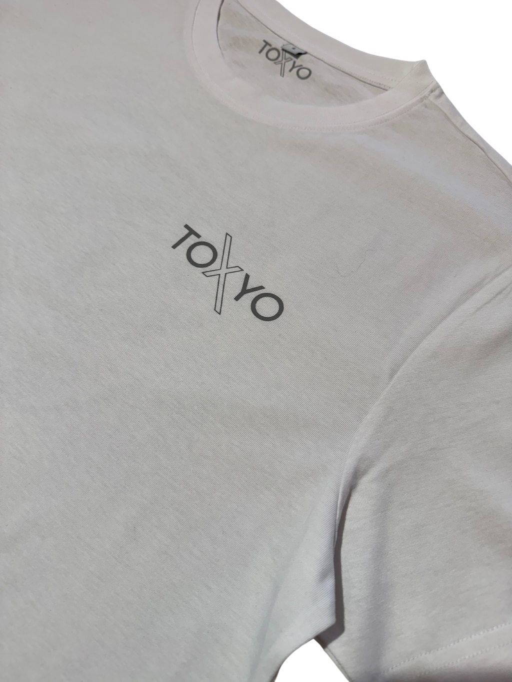 T-Shirt ToXyo Blanc avec Logo Gris